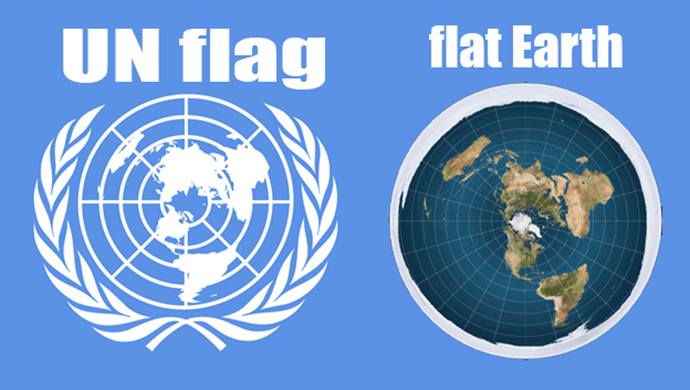 Un Flag Flat Earth Map | My XXX Hot Girl